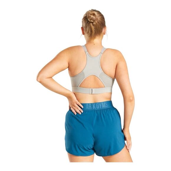 Gymshark High Support Mesh Sports Bra – grey/ Size XS - Picture 2 of 6